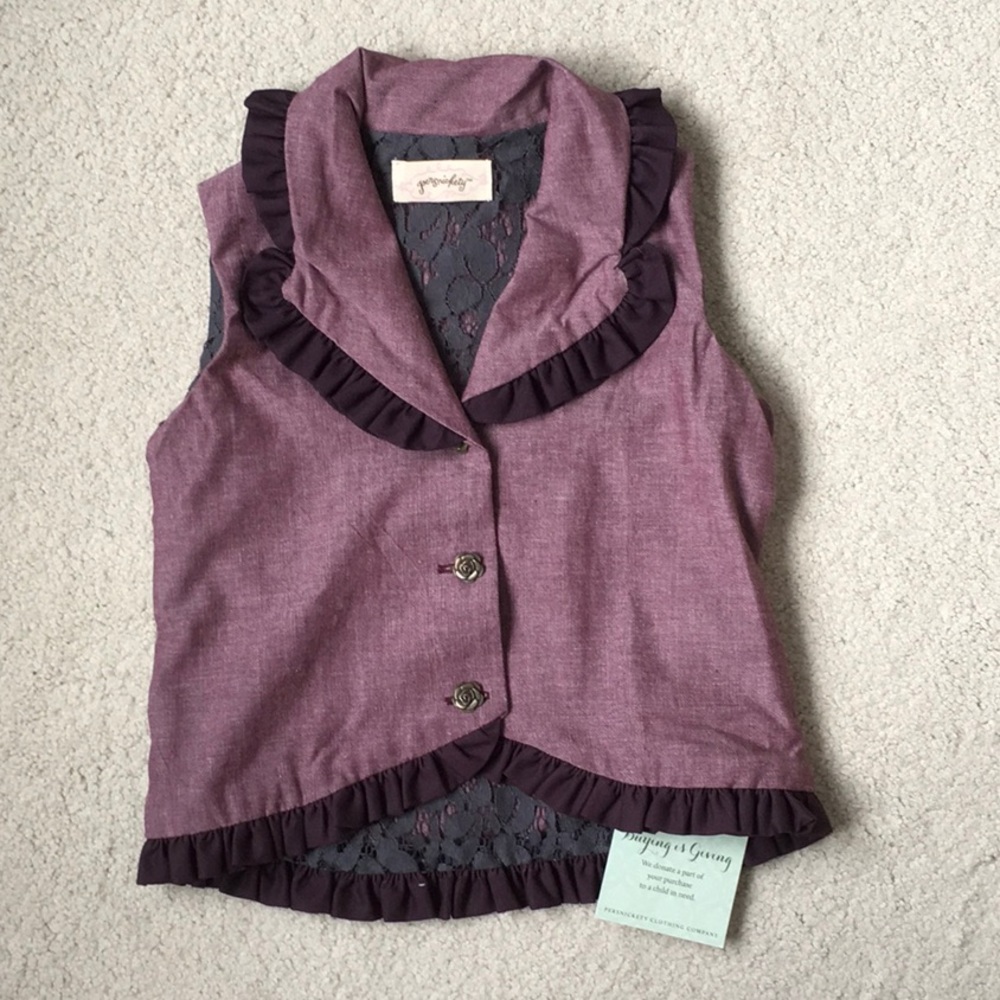Girls Persnickety Ruffled Vest NWT 4